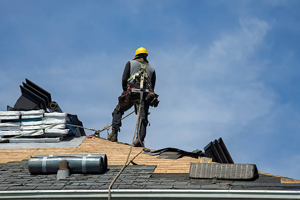 Professional Gutter Installation technician working in Waukesha, WI